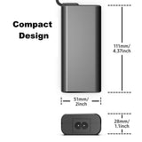 BTI 65W USB-C AC Adapter with 8 output voltages for all USB-C devices up to 65W - UK Connections
