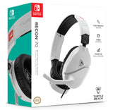 Turtle Beach Recon 70 Wired Gaming Headset Officially Licensed for Nintendo Switch and Nintendo Switch 2 with Flip-to-Mute Mic, 40mm Speakers, Adjustable, Lightweight Design