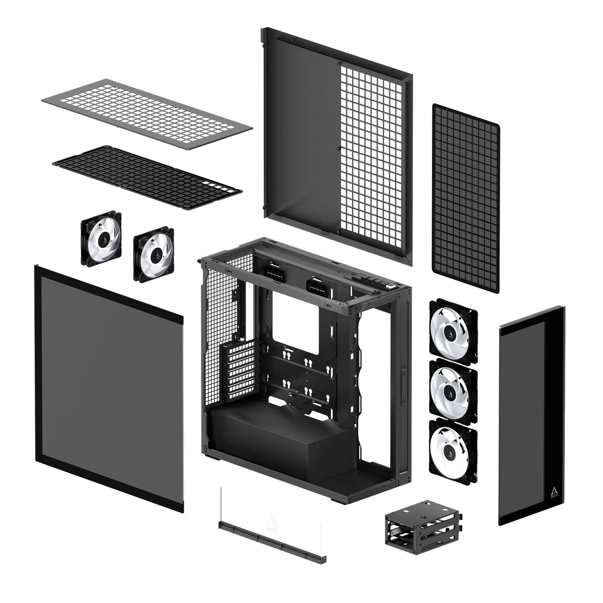 ARCTIC Xtender (Black) Premium E-ATX PC Case