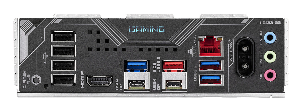 GIGABYTE X870 GAMING WIFI6 Motherboard - Supports AMD Ryzen 9000 CPUs, 8+2+2 phases VRM, up to 8000MHz DDR5 (OC), 1xPCIe 5.0 + 2xPCIe 4.0, Wi-Fi 6, 2.5GbE LAN, USB 4