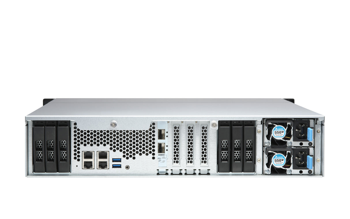 QNAP TS-H1886XU-RP-R2 NAS Rack (3U) Ethernet LAN Black, Grey D-1622