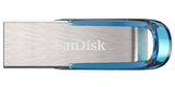 SanDisk Ultra Flair USB flash drive 64 GB USB Type-A 3.2 Gen 1 (3.1 Gen 1) Blue, Silver