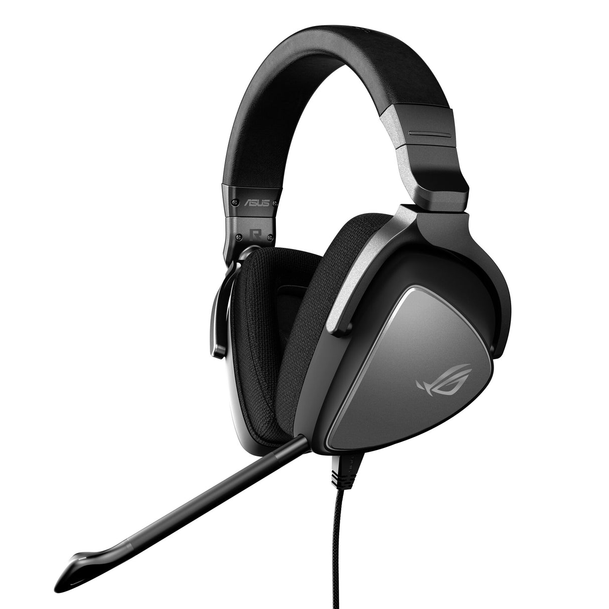 Asus ROG DELTA S RGB Casque de jeu léger, USB-C (adaptateur USB2), Hi-Fi ESS Quad-DAC, Boom Mic, Aura Sync