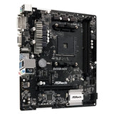 ASRock B450M-HDV R4.0 Super Alloy AMD AM4 Socket Motherboard, Micro-ATX, 2x DDR4 Slots, 1x M.2 Socket, GbE LAN, 1x D-Sub / 1x DVI-D / 1x HDMI Port
