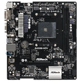 ASRock B450M-HDV R4.0 Super Alloy AMD AM4 Socket Motherboard, Micro-ATX, 2x DDR4 Slots, 1x M.2 Socket, GbE LAN, 1x D-Sub / 1x DVI-D / 1x HDMI Port