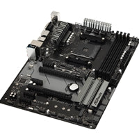 ASRock B450 Pro4 R2.0 Super Alloy AMD AM4 Socket Motherboard, ATX, 4x DDR4 Slots, 2x M.2 Sockets, GbE LAN, 1x D-Sub / 1x DisplayPort / 1x HDMI Port