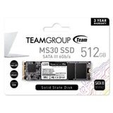 Disque SSD Team MS30 512 Go M.2 SATA SATA III