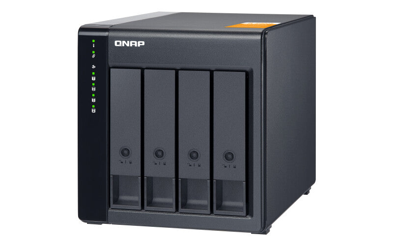 QNAP TL-D400S storage drive enclosure HDD/SSD enclosure Black, Grey 2.5/3.5"