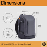 HP Travel 25 Liter 15.6 Iron Grey Laptop Backpack