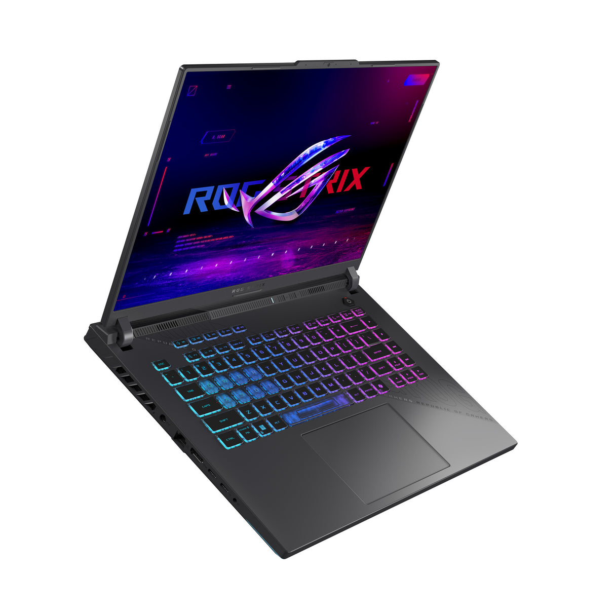 ASUS ROG Strix G16 G614PP-RV021W AMD Ryzen™ 9 8940HX Laptop 40.6 cm (16") WUXGA 32 GB DDR5-SDRAM 1 TB SSD NVIDIA GeForce RTX 5070 Wi-Fi 6E (802.11ax) Windows 11 Home Black, Grey