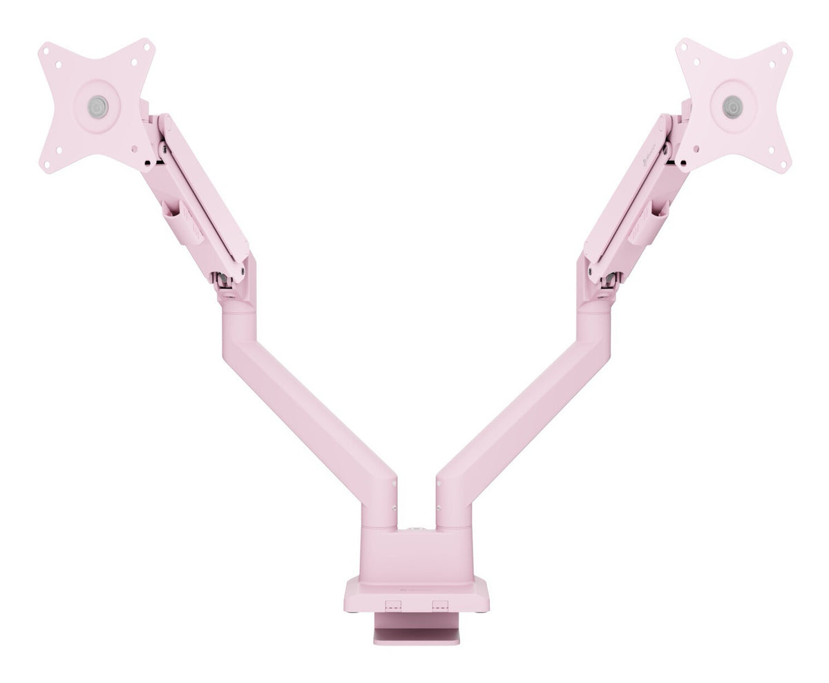 Arozzi AZ-ALZARE-NEO-DUO-PNK monitor mount / stand 81.3 cm (32") Desk Pink