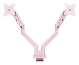Arozzi AZ-ALZARE-NEO-DUO-PNK monitor mount / stand 81.3 cm (32") Desk Pink