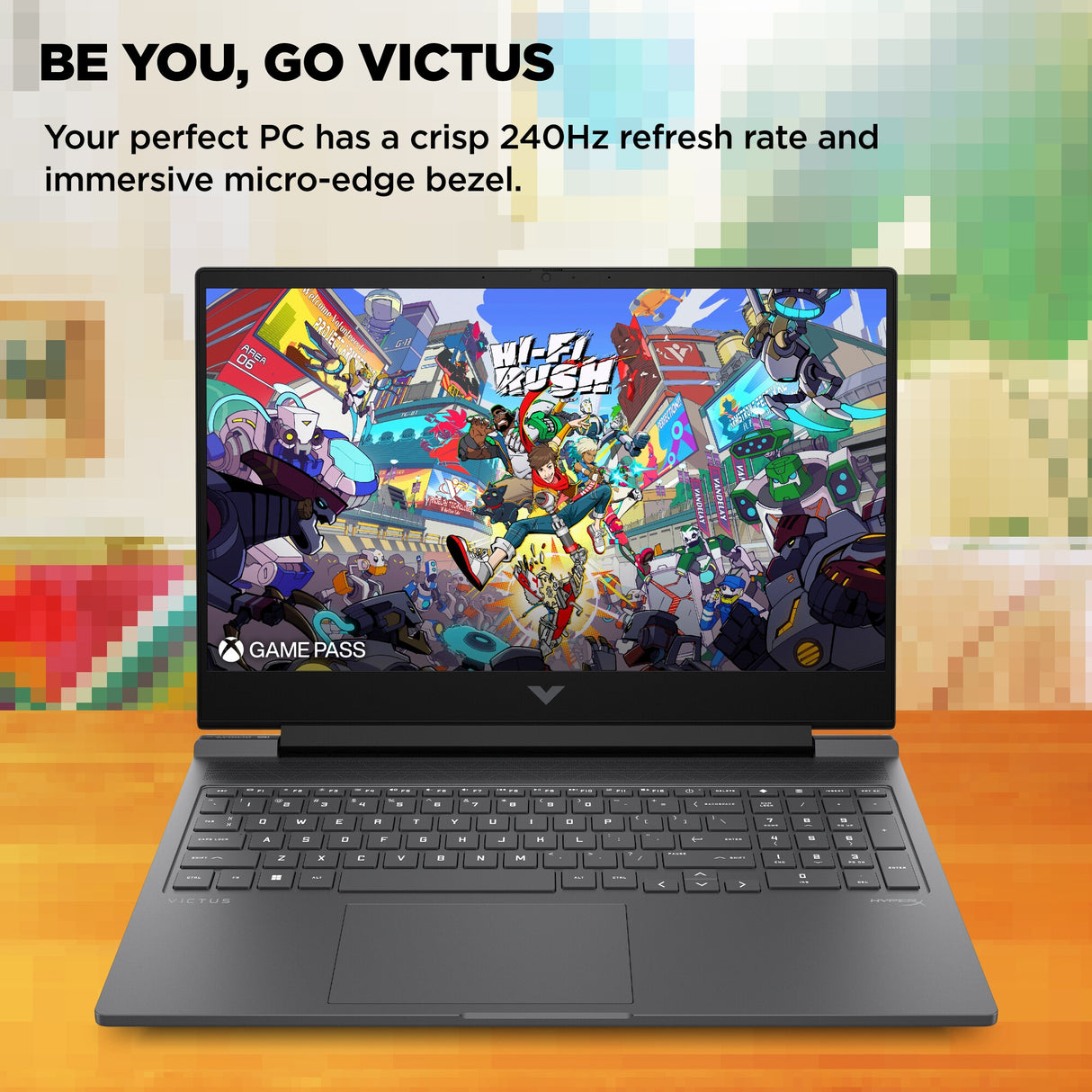 HP Victus Gaming 16-r1004na Intel® Core™ i5 i5-14450HX Laptop 40.9 cm (16.1") Full HD 16 GB DDR5-SDRAM 512 GB SSD NVIDIA GeForce RTX 4050 Wi-Fi 6E (802.11ax) Windows 11 Home Black