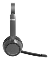 Port Designs 912003 headphones/headset Wired & Wireless Head-band Office/Call center Bluetooth Charging stand Black