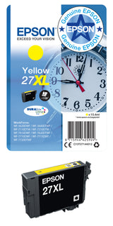 Epson Alarm clock Singlepack Yellow 27 DURABrite Ultra Ink