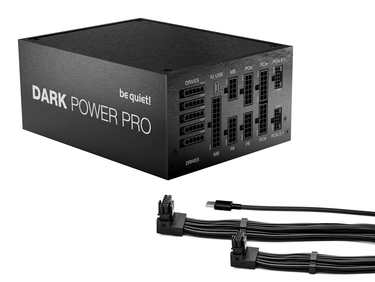 be quiet! Dark Power Pro 14 IO power supply unit 1600 W 20+4 pin ATX ATX Black