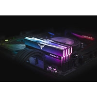 Team T-Force XTREEM ARGB Dissipateur thermique noir 16 Go avec LED ARGB (2 x 8 Go) Mémoire système DDR4 3200 MHz DIMM