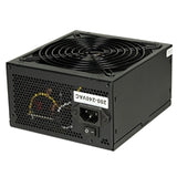 Fuente de alimentación CRONUS 500ATV FX PRO de 500 W, ventilador de refrigeración silencioso de 140 mm, bronce 80 PLUS, no modular, cables negros planos, rendimiento supremo