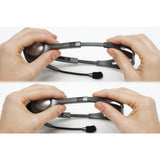 Casque filaire Logitech H111, son stéréo, prise audio 3,5 mm, microphone antibruit, noir