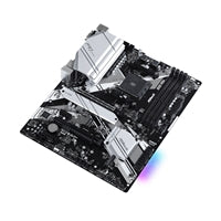 ASRock B550 Pro4 AMD AM4 Socket Motherboard, ATX, 4x DDR4 Slots, 2x M.2 Sockets, GbE LAN, 1x D-Sub / 1x HDMI Port