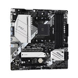 ASRock B550M Pro4 AMD AM4 Socket Motherboard, Micro-ATX, 4x DDR4 Slots, 2x M.2 Sockets, GbE LAN, 1x D-Sub / 1x DisplayPort / 1x HDMI Port