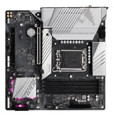 GIGABYTE B760M AORUS ELITE AX Motherboard - Supports Intel Core 14th Gen CPUs, 12*+1+1 Phases Digital VRM, up to 7800MHz DDR5 (OC), 2xPCIe 4.0 M.2, Wi-Fi 6E, 2.5GbE LAN, USB 3.2 Gen 2