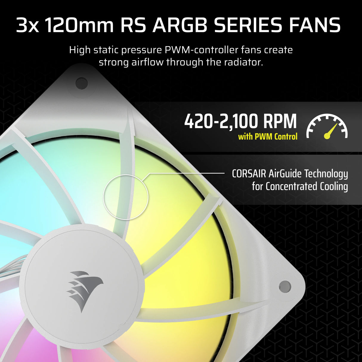 Corsair Nautilus 240 RS ARGB Liquid Processor All-in-one liquid cooler White 1 pc(s)