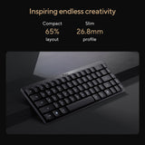 ASUS ProArt KD300 keyboard Home/Office USB + RF Wireless + Bluetooth QWERTY English Black