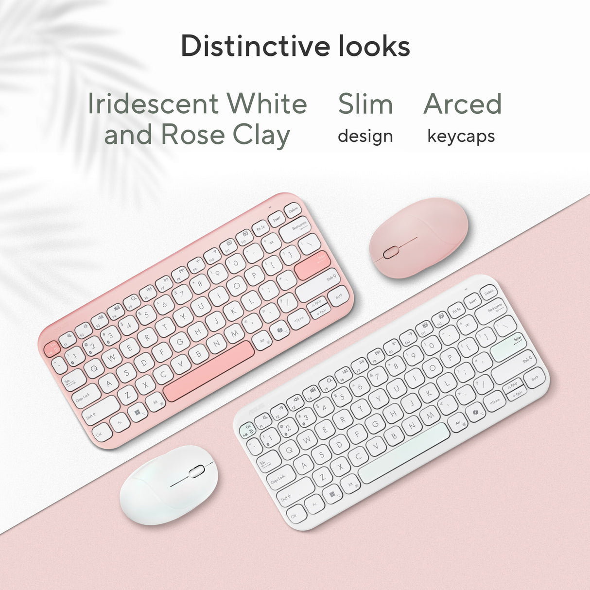 ASUS Marshmallow KW100 keyboard Home Bluetooth White