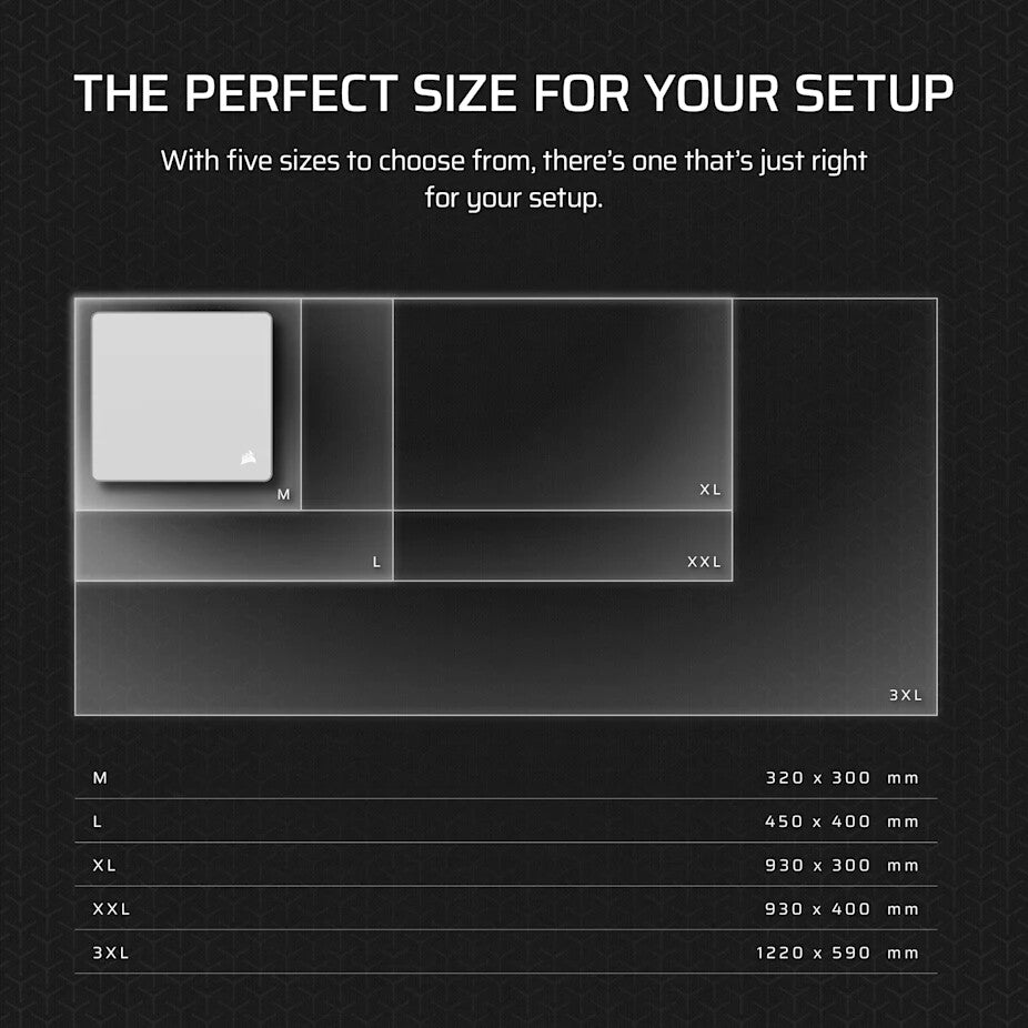 Corsair MM 2XL Gaming mouse pad Grey