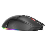 Marvo Scorpion CM420-UK Paquete Gaming 3 en 1, Teclado, Ratón y Alfombrilla con Cable USB 2.0, RGB, Mecánico, Interruptor Azul, Teclas Multimedia y Anti-Ghosting, Diseño UK, 6400 dpi, Ratón RGB Programable