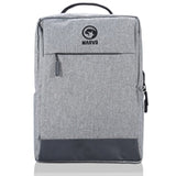 Marvo Laptop 15.6 inch Backpack with USB Charging Port, Waterproof Durable Fabric, Max Load 20kg, Grey with Black Detail