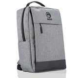 Marvo Laptop 15.6 inch Backpack with USB Charging Port, Waterproof Durable Fabric, Max Load 20kg, Grey with Black Detail