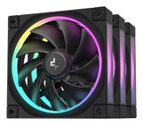 DeepCool FL12-3 in 1 Computer case Fan 12 cm Black 3 pc(s)