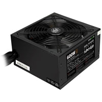 GAMEMAX RPG Rampage 600W PSU, 140mm Ultra Silent Fan, 80 PLUS Bronze, Non Modular, Flat Black Cables, Japanese TK Main Capacitor Fitted