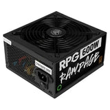 GAMEMAX RPG Rampage 600W PSU, 140mm Ultra Silent Fan, 80 PLUS Bronze, Non Modular, Flat Black Cables, Japanese TK Main Capacitor Fitted