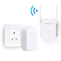 Mercusys MP510 KIT AV1000 Wireless N300 Gigabit Powerline Starter Kit (UK Plug)