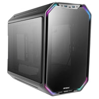 Antec Dark Cube Mid Cube 2 x USB 3.0 / 1 x USB 3.1 Type-C Tempered Glass Side Window Panel with Interchangeable Front Panels Black Case