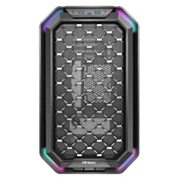 Antec Dark Cube Mid Cube 2 x USB 3.0 / 1 x USB 3.1 Type-C Tempered Glass Side Window Panel with Interchangeable Front Panels Black Case