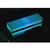 Team T-Force XTREEM ARGB Dissipateur thermique blanc 16 Go avec LED ARGB (2 x 8 Go) Mémoire système DDR4 3200 MHz DIMM