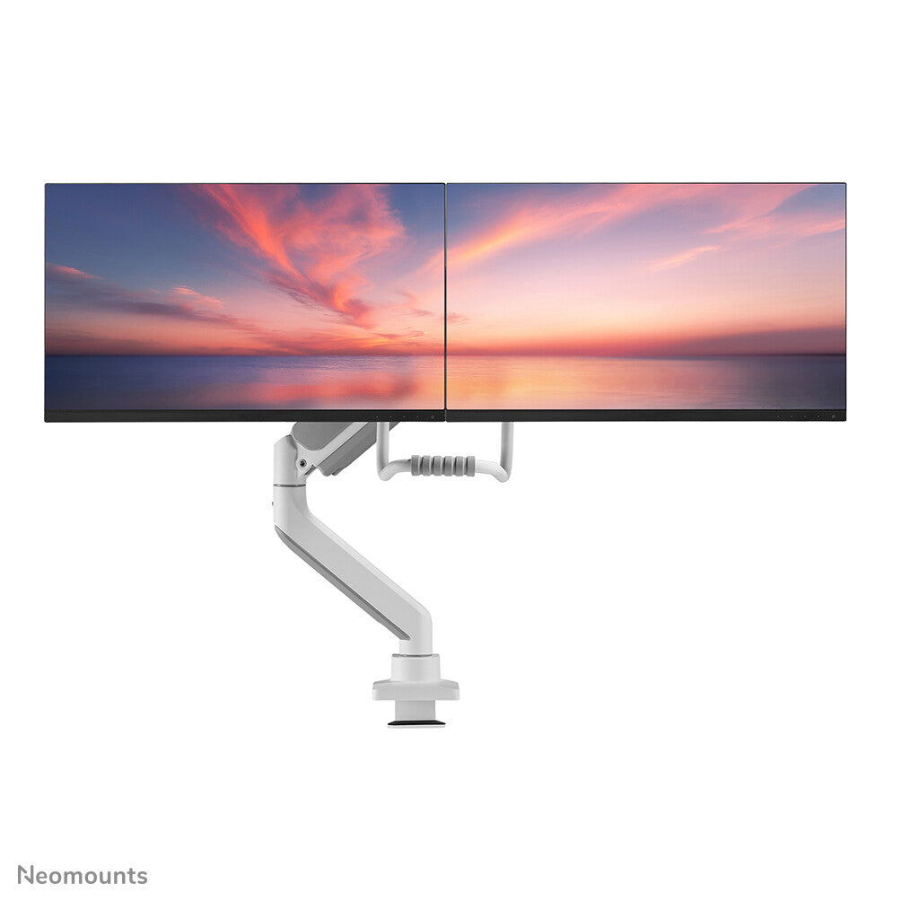 Neomounts DS75-450WH2 Monitor arm 17-32" - gas spring - Topfix - 180°-stop