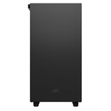 DeepCool MACUBE 110 Case, Home & Business, Black, Micro Tower, 2 x USB 3.0, Tempered Glass Side Window Panel, Micro ATX, Mini-ITX