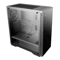 DeepCool MATREXX 50 ADD-RGB 4F Case, Gaming, Black, Mid Tower, 1 x USB 3.0 / 2 x USB 2.0, Tempered Glass Side & Front Window Panels, Addressable RGB LED Fans, E-ATX, ATX, Micro ATX, Mini-ITX