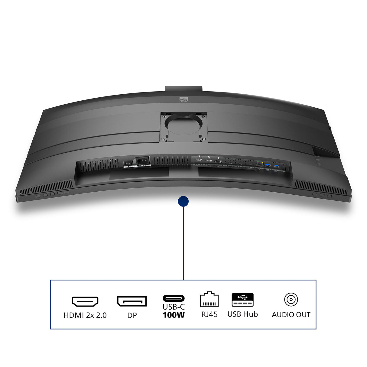Philips 6000 series 34B2U6603CH/00 computer monitor 86.4 cm (34") 3440 x 1440 pixels Wide Quad HD LCD Grey