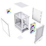 VIDA SPIRE M MATX WHITE GAMING CASE Micro Tower