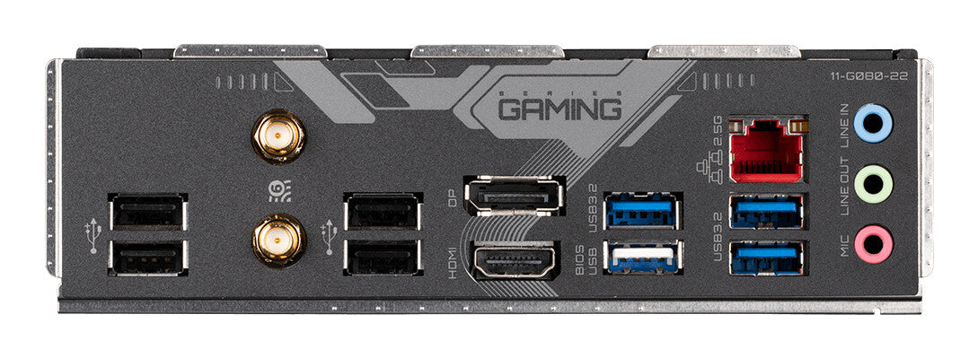 GIGABYTE B760M Gaming X AX Motherboard - Supports Intel Core 14th Gen CPUs, 8+1+1 Phases VRM, up to 7600MHz DDR5, 2xPCIe 4.0 M.2, Wi-Fi 6E, 2.5GbE LAN, USB 3.2 Gen 2