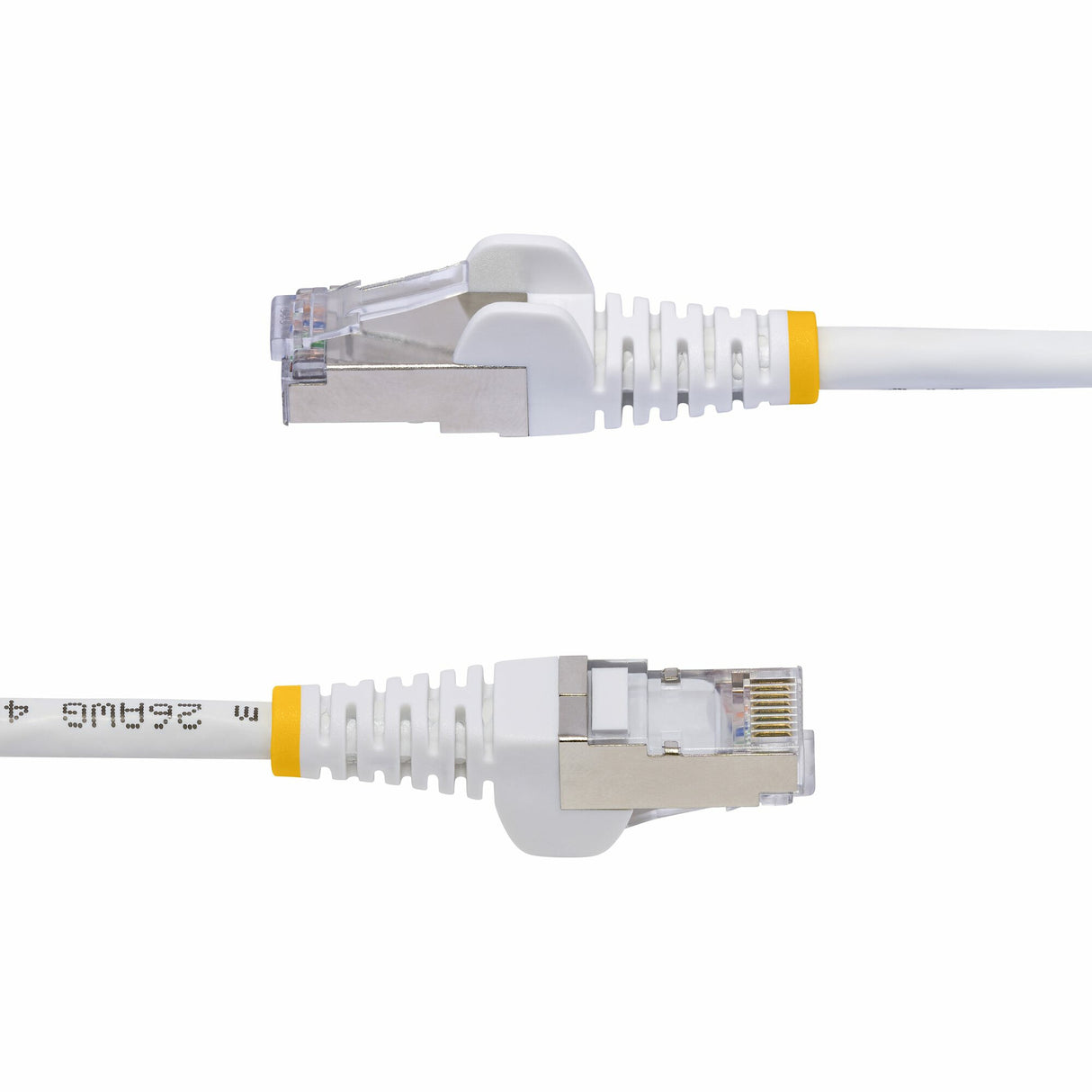 StarTech.com 10m White CAT8 Ethernet Cable, Snagless RJ45, 25G/40G, 2000MHz, 100W PoE++, S/FTP, 26AWG Pure Bare Copper Wire, LSZH, Shielded Network Patch Cord w/Strain Reliefs, Individually Tested