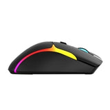 Marvo Scorpion M729W  Wireless Gaming Mouse, Rechargeable, RGB with 7 Lighting Modes, 6 adjustable levels up to 4800 dpi, Gaming Grade Optical Sensor with 7 Buttons, Black