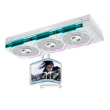 Lian Li HydroShift II OLED Curved 360P28 Processor All-in-one liquid cooler 12 cm White 1 pc(s)