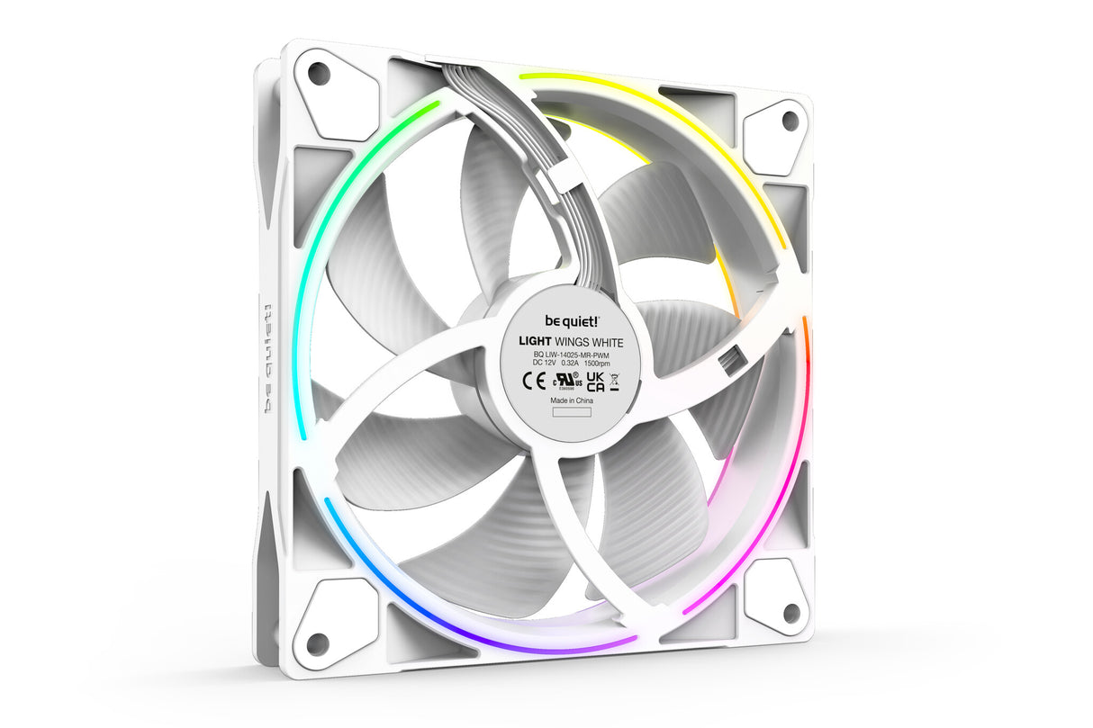 be quiet! Light Wings White | 140mm PWM Triple Pack Computer case Fan 14 cm 3 pc(s)